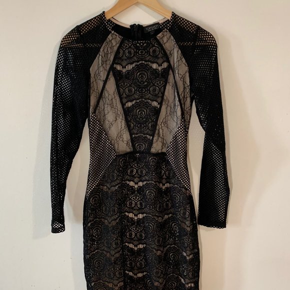 Topshop Lace Mini Dress - Picture 3 of 3